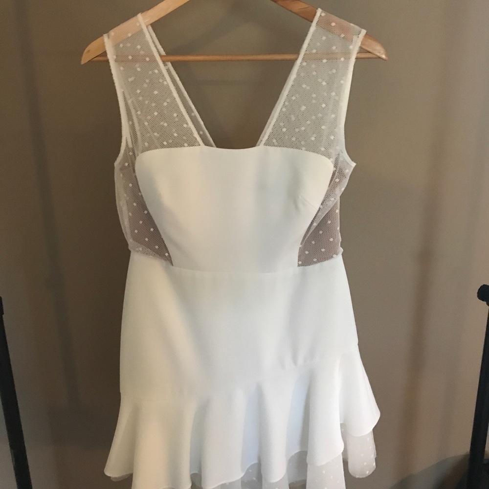 BCBGMaxAzria white dress